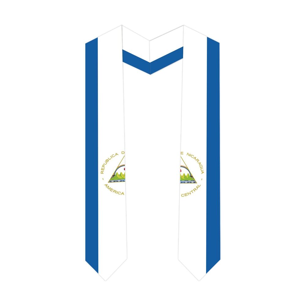 4218 International Students Nicaragua Graduation Stole Nicaragua Country